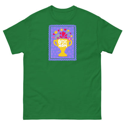 Masha and the Bear Friends Best Mom Unisex classic tee Turf Green T-SHIRT