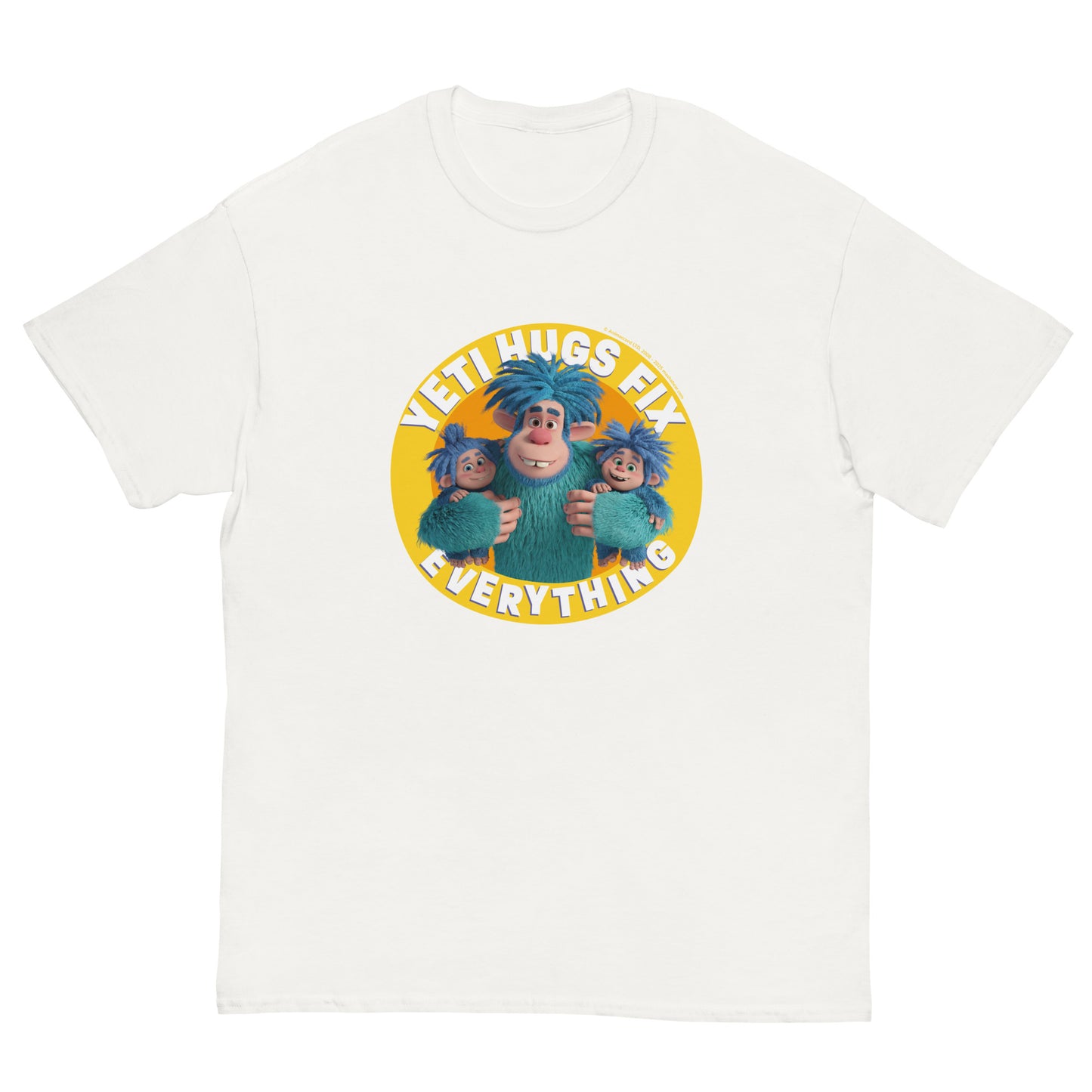 Masha and the Bear Friends Hugs Fix Everything Unisex classic tee White T-SHIRT