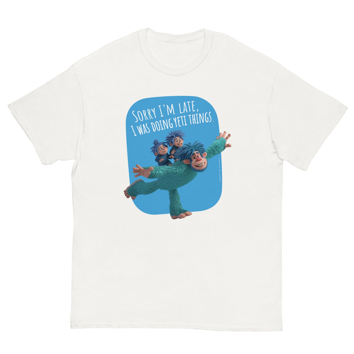 Masha and the Bear Friends Yeti Things Unisex classic tee White T-SHIRT