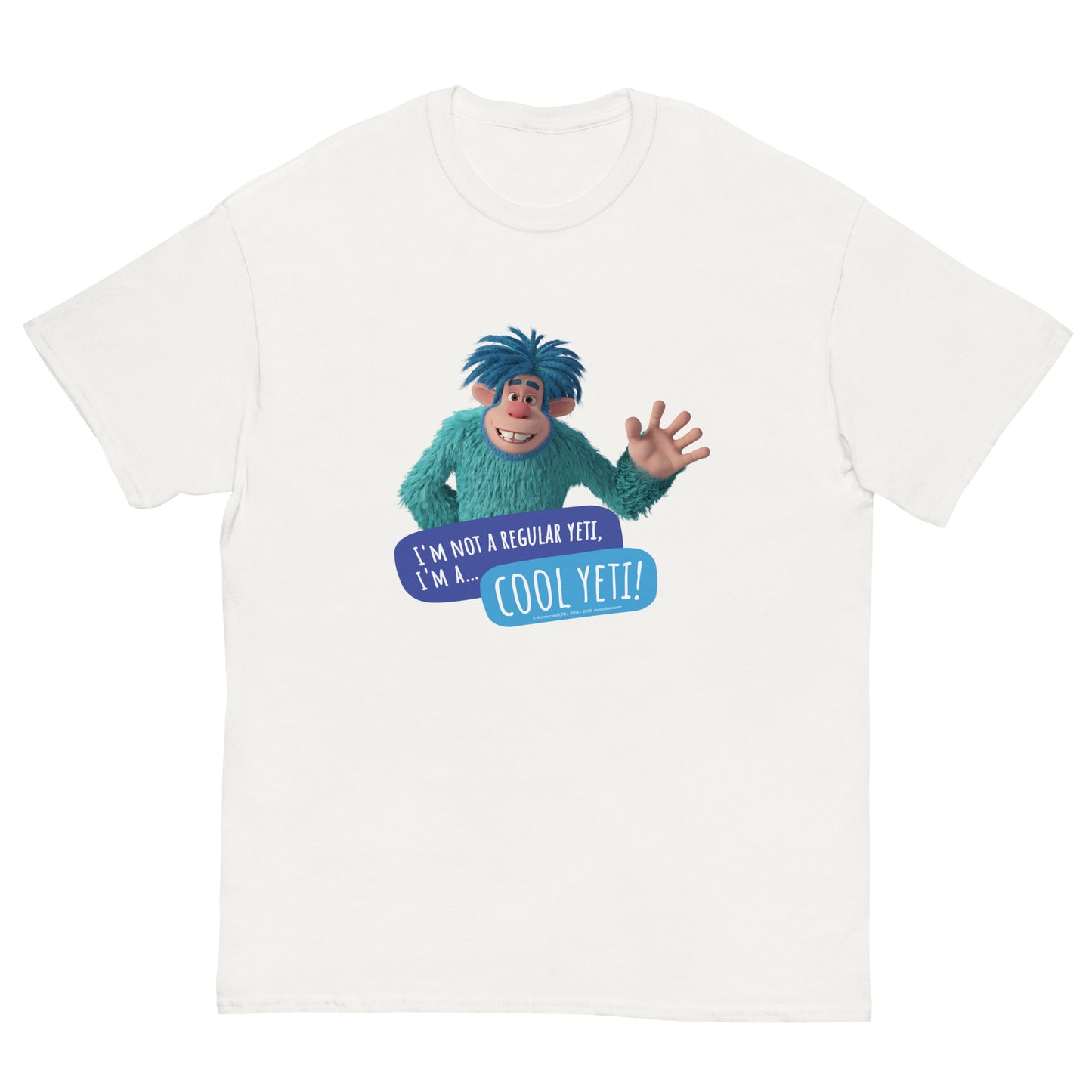Masha and the Bear Friends Cool Yeti Unisex classic tee White T-SHIRT