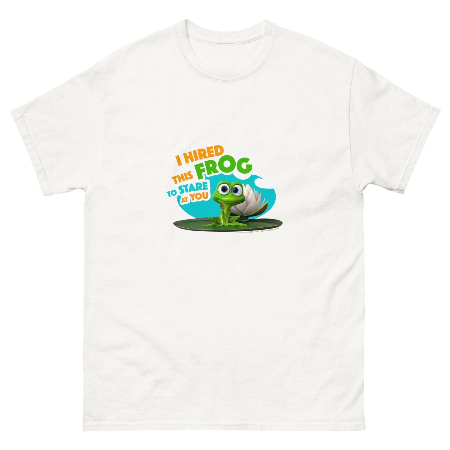 Masha and the Bear Friends Stare At You Unisex classic tee White T-SHIRT