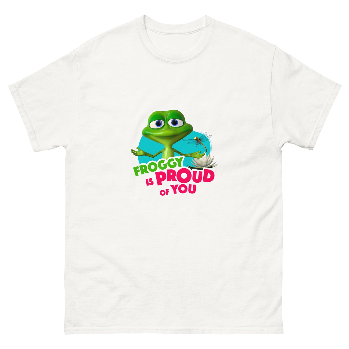 Masha and the Bear Friends Proud Of You Unisex classic tee White T-SHIRT