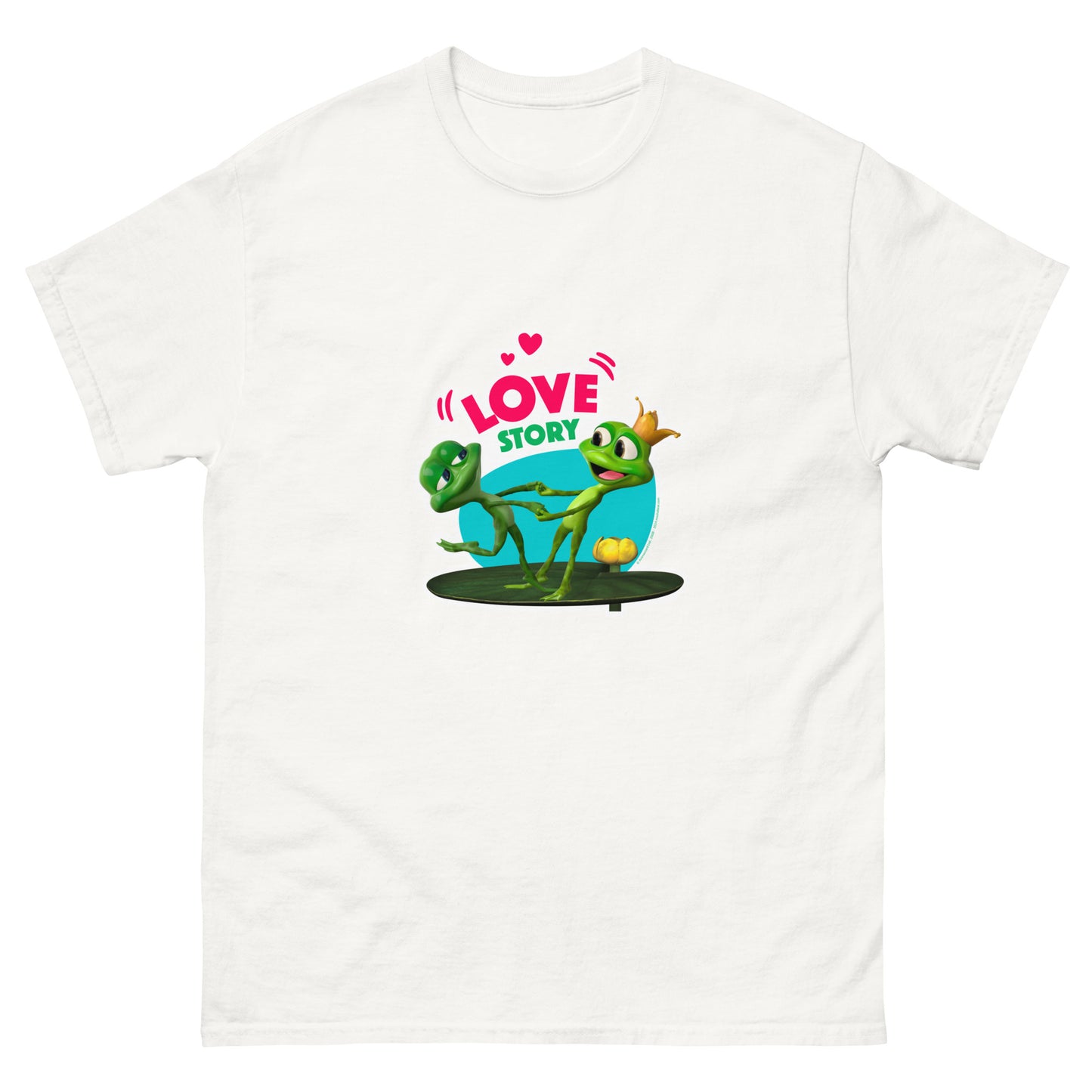 Masha and the Bear Friends Love Story Unisex classic tee White T-SHIRT