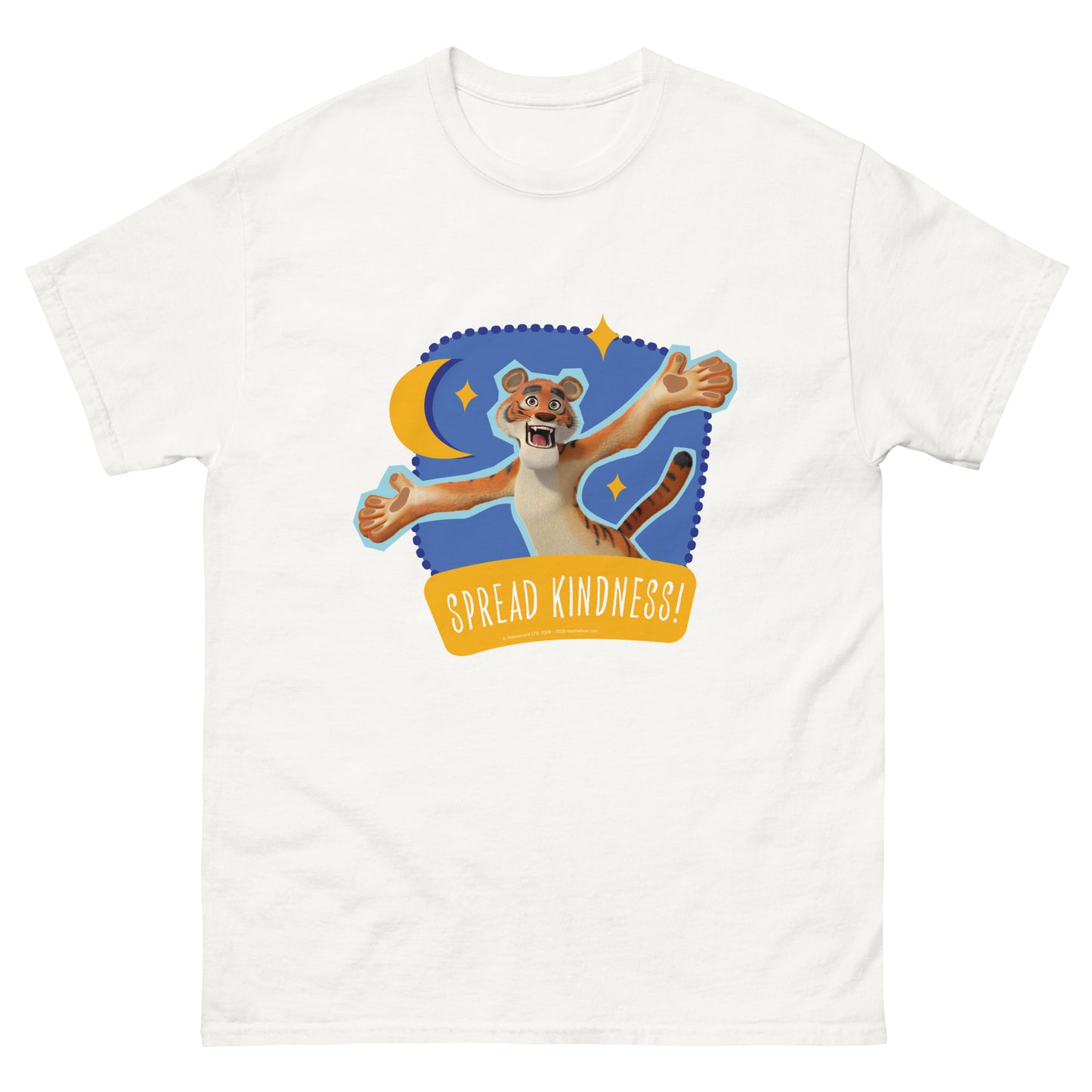 Masha and the Bear Friends Spread Kindness Unisex classic tee White T-SHIRT