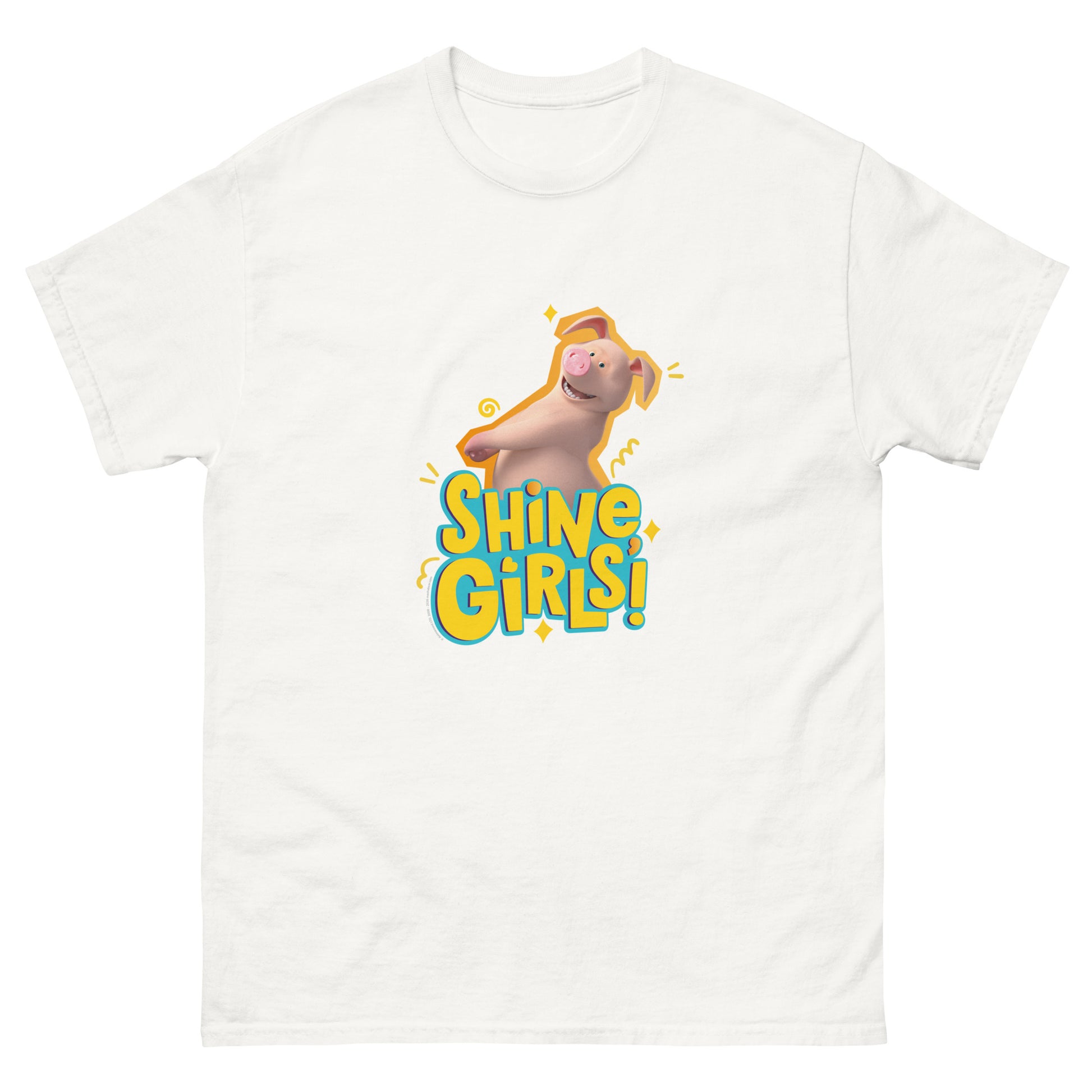 Masha and the Bear Friends Shine Girls! Unisex classic tee White T-SHIRT