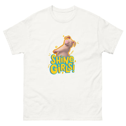 Masha and the Bear Friends Shine Girls! Unisex classic tee White T-SHIRT