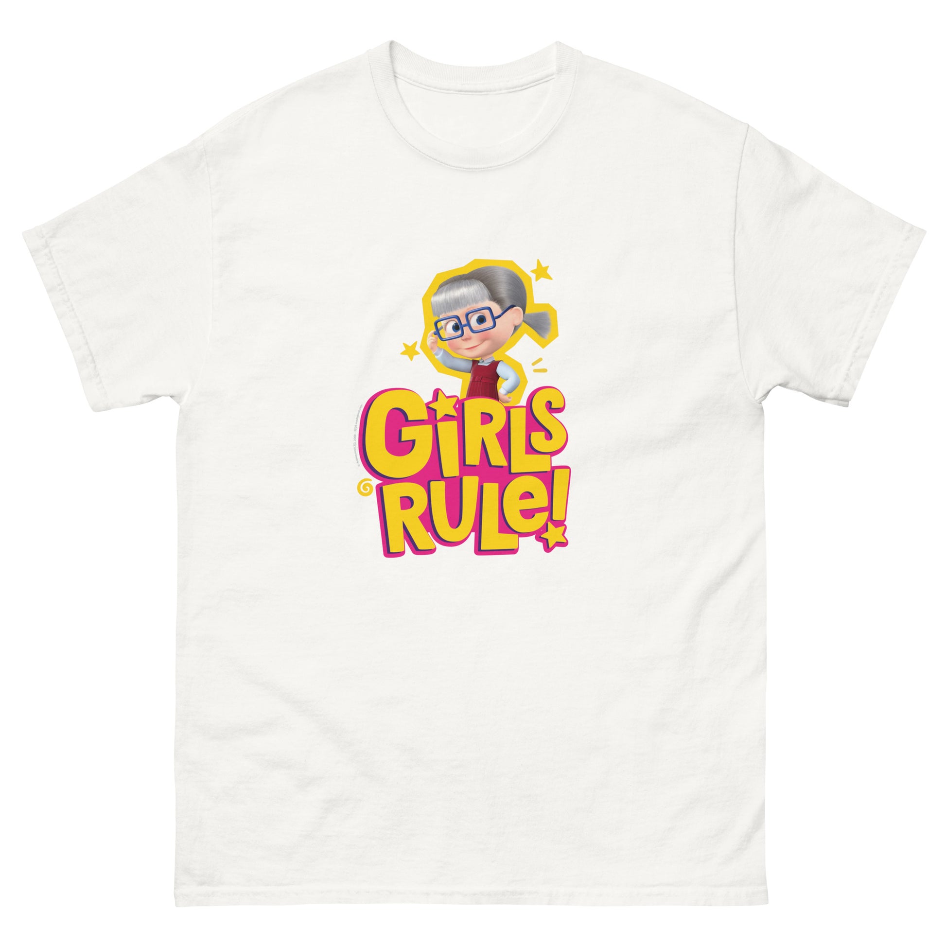 Masha and the Bear Friends Girls Rule! Unisex classic tee White T-SHIRT