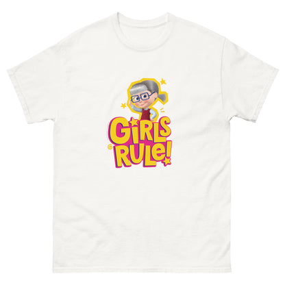 Masha and the Bear Friends Girls Rule! Unisex classic tee White T-SHIRT
