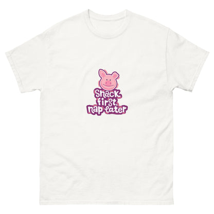 Masha and the Bear Friends Snack First Unisex classic tee White T-SHIRT