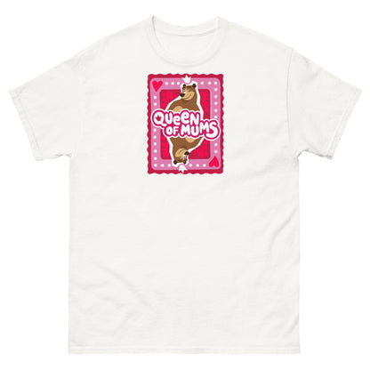 Masha and the Bear Friends Queen of Mum Unisex classic tee White T-SHIRT