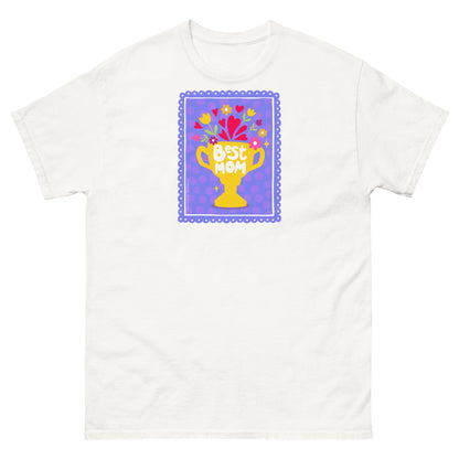 Masha and the Bear Friends Best Mom Unisex classic tee White T-SHIRT