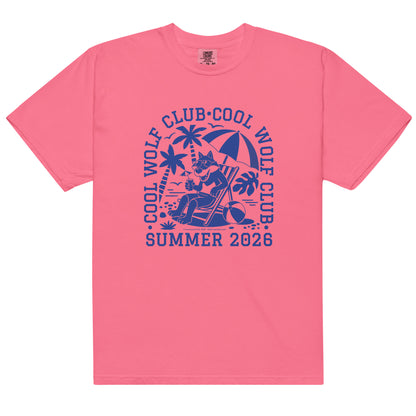 Masha and the Bear Friends Cool Wolf Club Unisex garment-dyed heavyweight t-shirt Crunchberry T-SHIRT