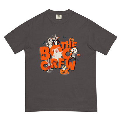 Masha and the Bear Friends The Boo Crew Unisex garment-dyed heavyweight t-shirt Graphite T-SHIRT