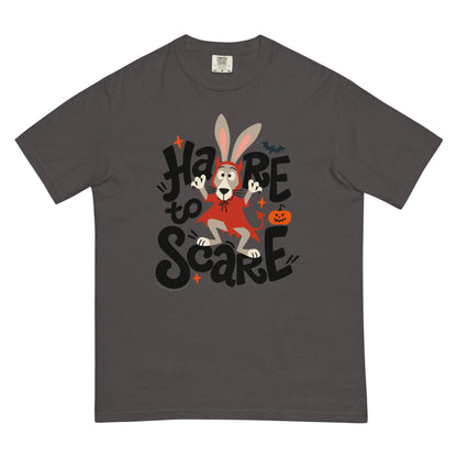 Masha and the Bear Friends Hare to Scare Unisex garment-dyed heavyweight t-shirt Graphite T-SHIRT