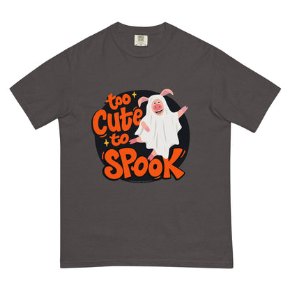 Masha and the Bear Friends Too Cute to Spook Unisex garment-dyed heavyweight t-shirt Graphite T-SHIRT