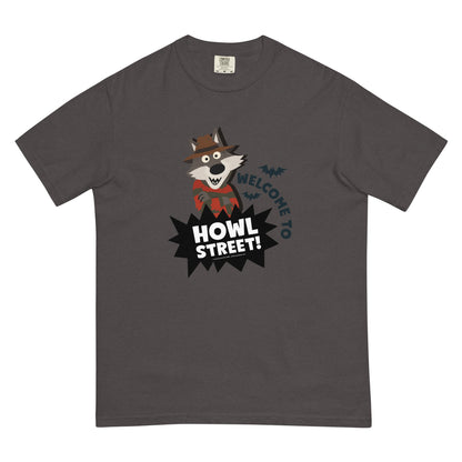 Masha and the Bear Friends Howl Street! Unisex garment-dyed heavyweight t-shirt Graphite T-SHIRT