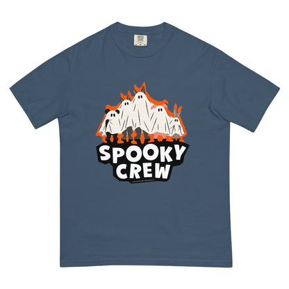 Masha and the Bear Friends Spooky Crew Unisex garment-dyed heavyweight t-shirt Midnight T-SHIRT