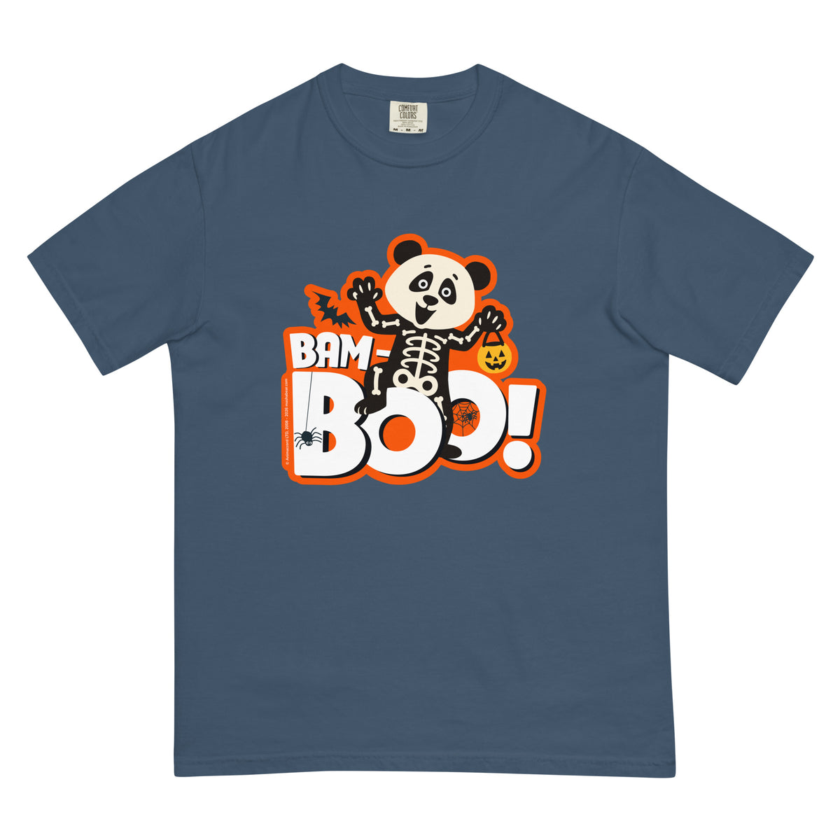 Masha and the Bear Friends Bam-Boo Unisex garment-dyed heavyweight t-shirt Midnight T-SHIRT