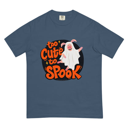 Masha and the Bear Friends Too Cute to Spook Unisex garment-dyed heavyweight t-shirt Midnight T-SHIRT