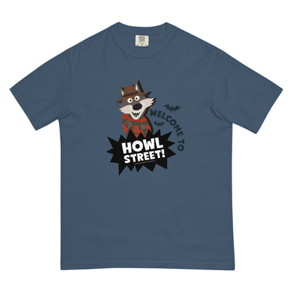 Masha and the Bear Friends Howl Street! Unisex garment-dyed heavyweight t-shirt Midnight T-SHIRT