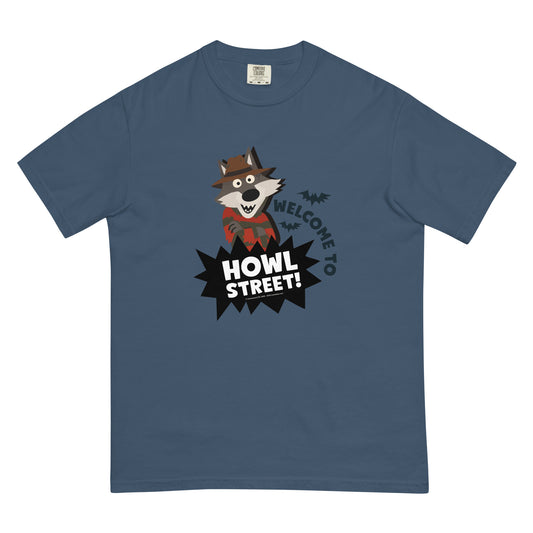 Masha and the Bear Friends Howl Street! Unisex garment-dyed heavyweight t-shirt Midnight T-SHIRT