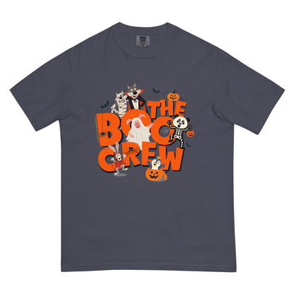Masha and the Bear Friends The Boo Crew Unisex garment-dyed heavyweight t-shirt Navy T-SHIRT