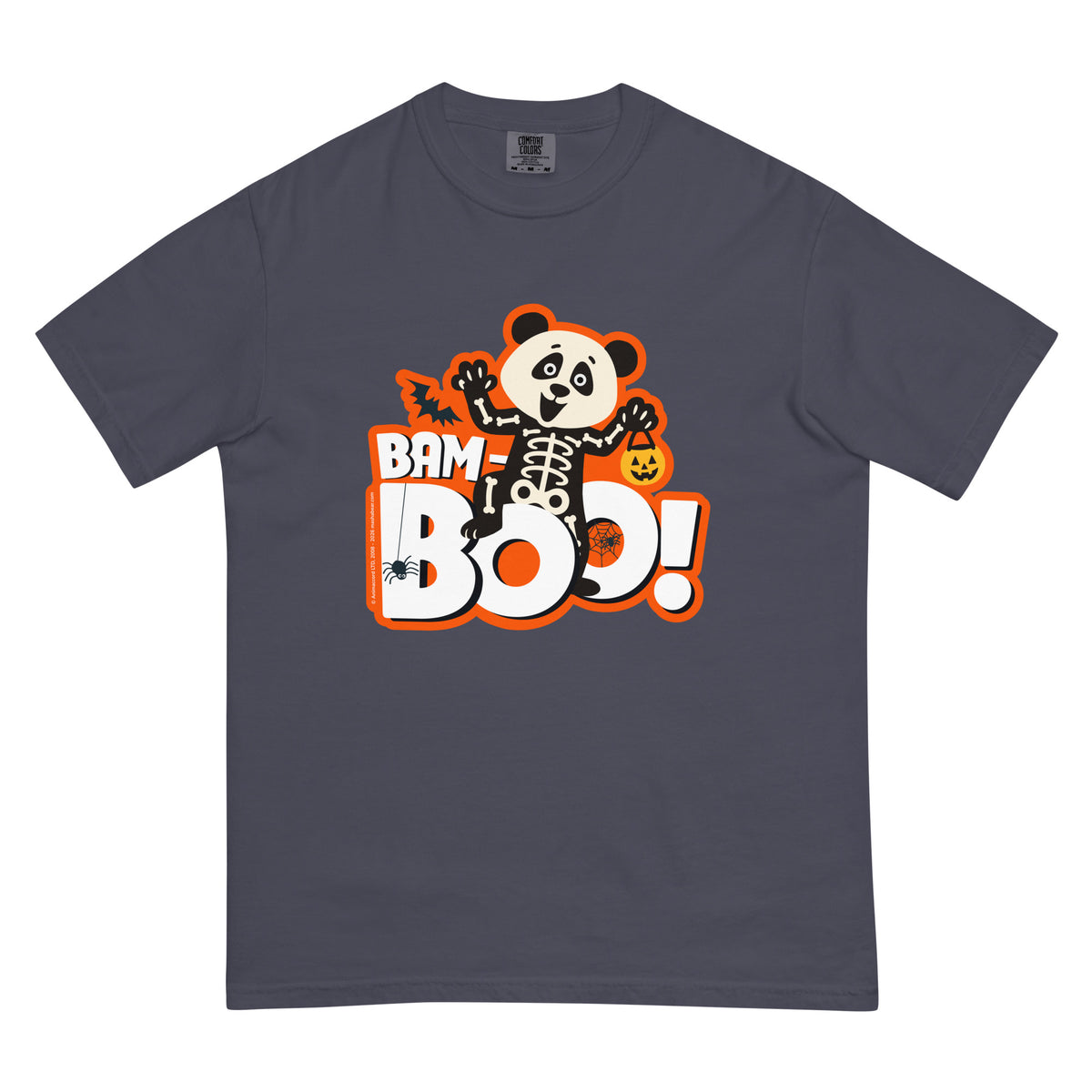 Masha and the Bear Friends Bam-Boo Unisex garment-dyed heavyweight t-shirt Navy T-SHIRT