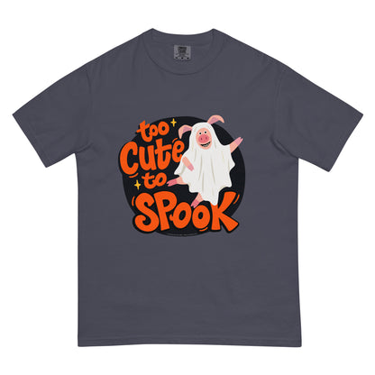 Masha and the Bear Friends Too Cute to Spook Unisex garment-dyed heavyweight t-shirt Navy T-SHIRT