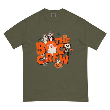 Masha and the Bear Friends The Boo Crew Unisex garment-dyed heavyweight t-shirt Sage T-SHIRT