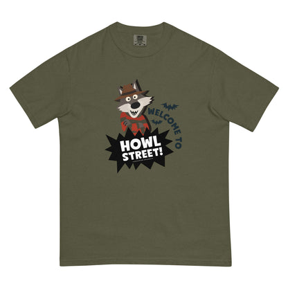 Masha and the Bear Friends Howl Street! Unisex garment-dyed heavyweight t-shirt Sage T-SHIRT