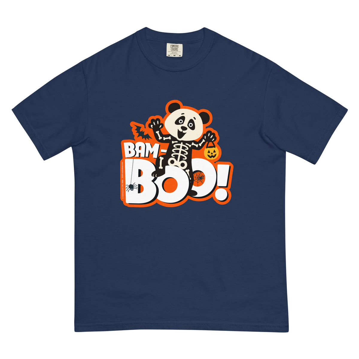 Masha and the Bear Friends Bam-Boo Unisex garment-dyed heavyweight t-shirt True Navy T-SHIRT