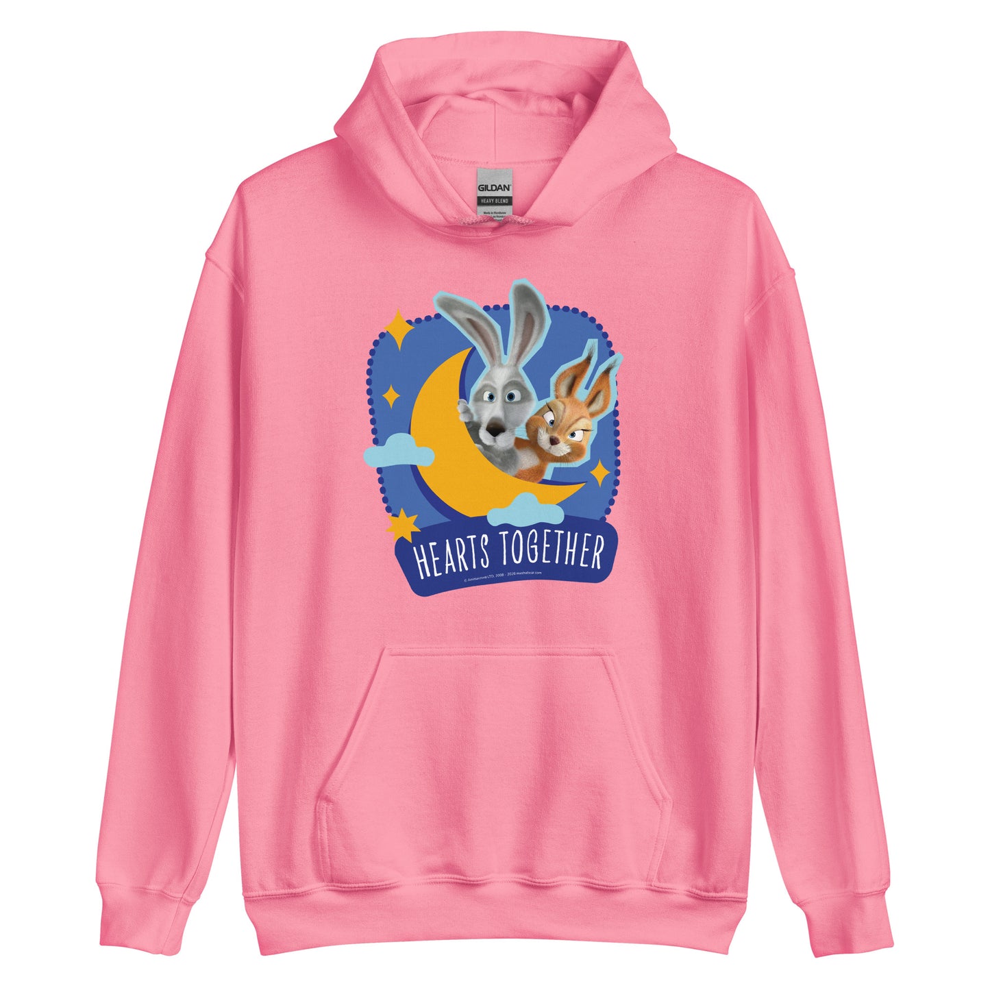 Masha and the Bear Friends Hearts Together Unisex Hoodie Azalea T-SHIRT