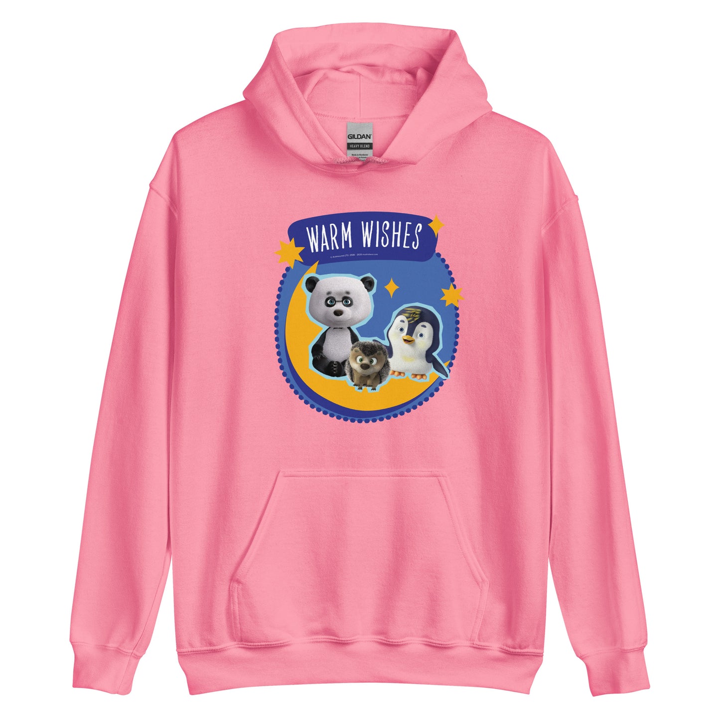 Masha and the Bear Friends Warm Wishes Unisex Hoodie Azalea T-SHIRT