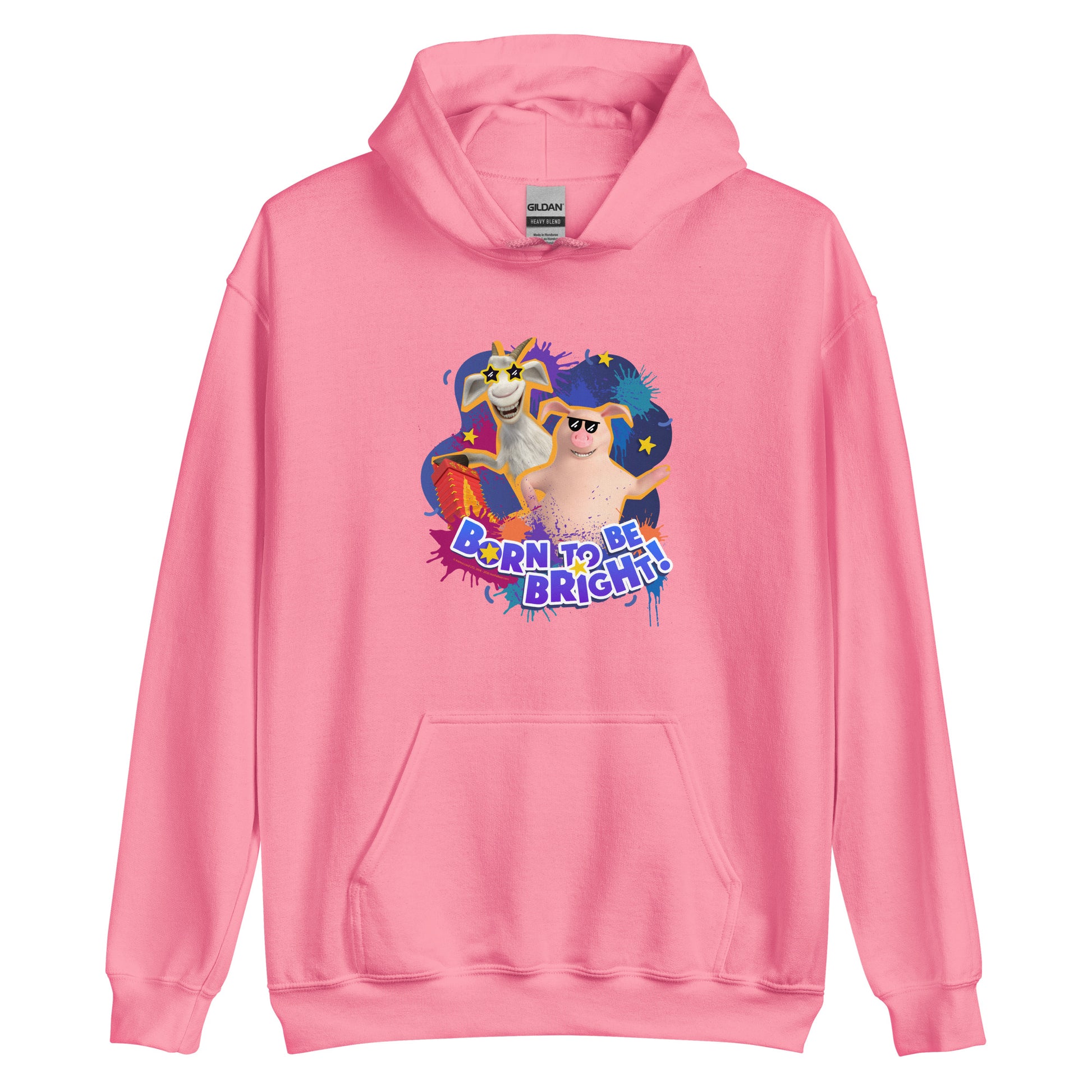 Masha and the Bear Friends Born To Be Bright! Unisex Hoodie Azalea T-SHIRT