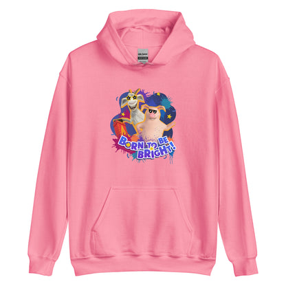 Masha and the Bear Friends Born To Be Bright! Unisex Hoodie Azalea T-SHIRT
