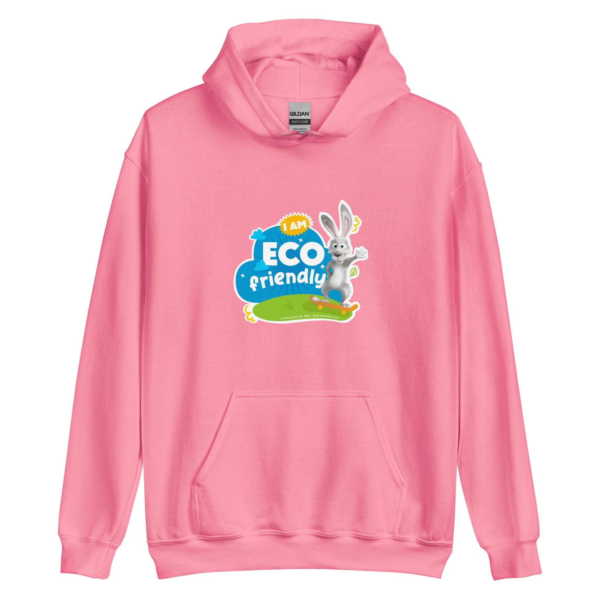 Masha and the Bear Friends Eco Friendly Unisex Hoodie Azalea T-SHIRT