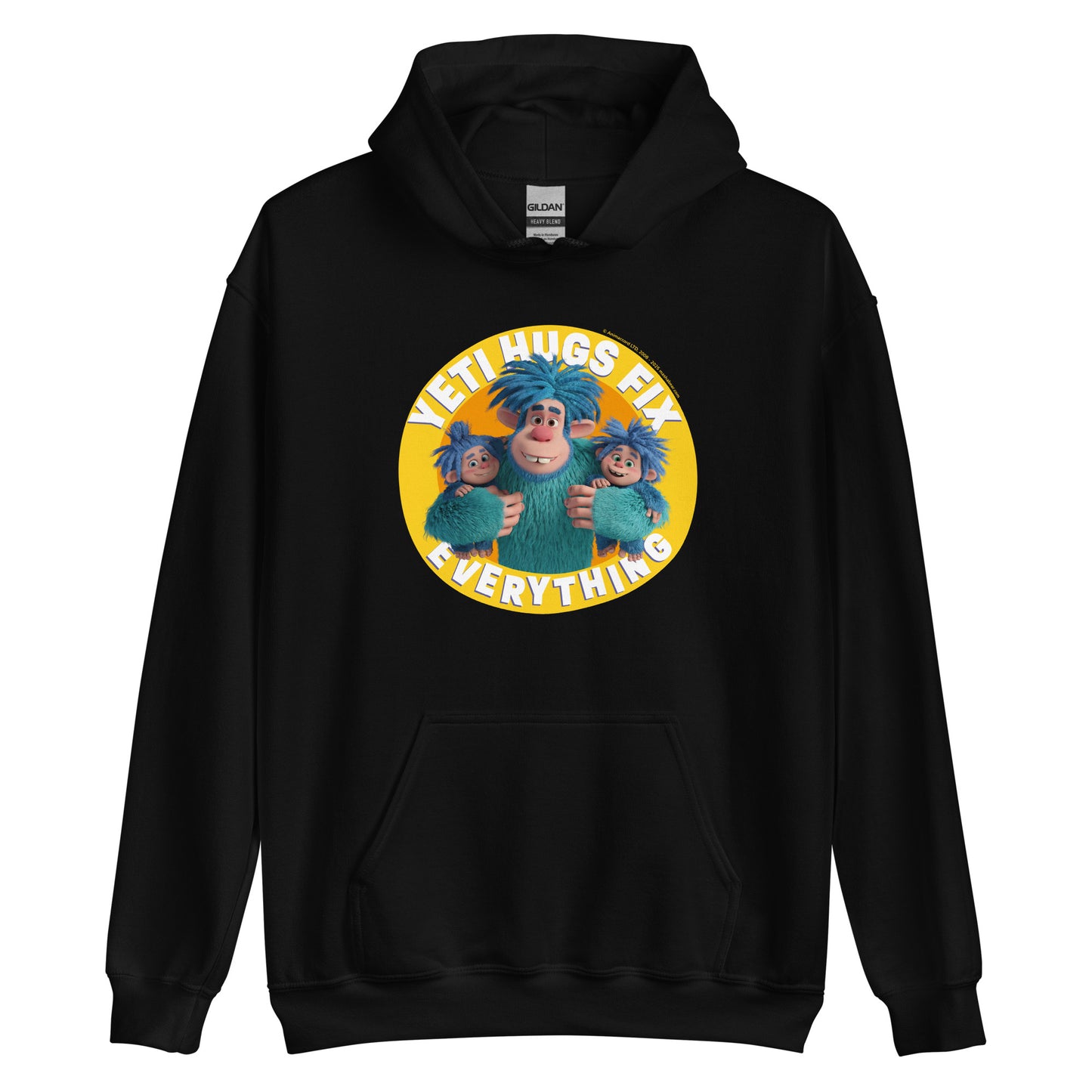 Masha and the Bear Friends Hugs Fix Everything Unisex Hoodie Black T-SHIRT