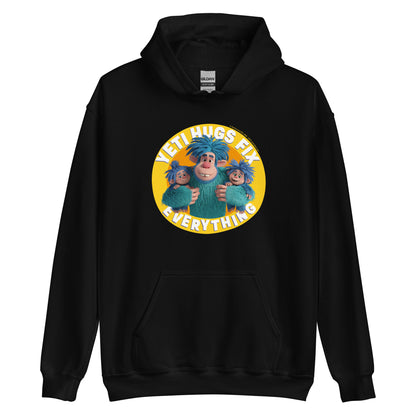 Masha and the Bear Friends Hugs Fix Everything Unisex Hoodie Black T-SHIRT