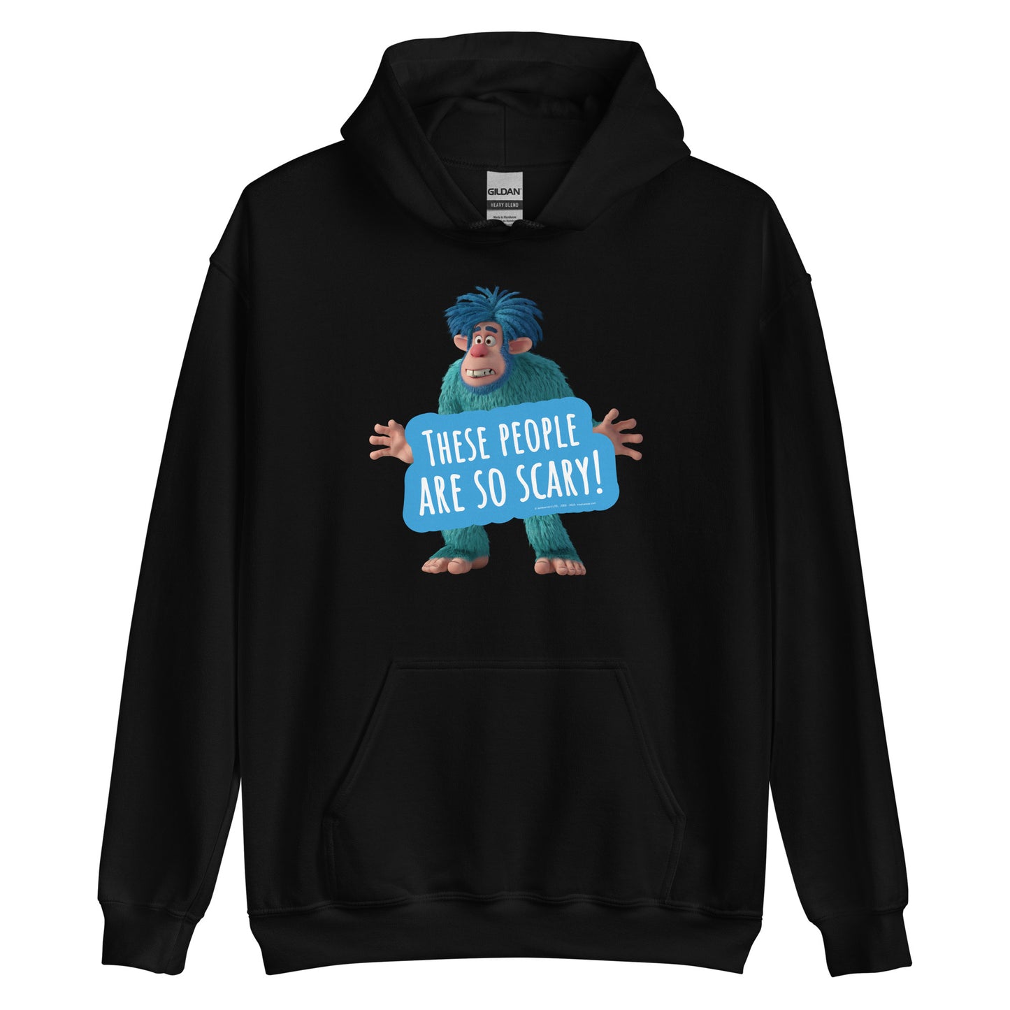 Masha and the Bear Friends Scary People Unisex Hoodie Black T-SHIRT