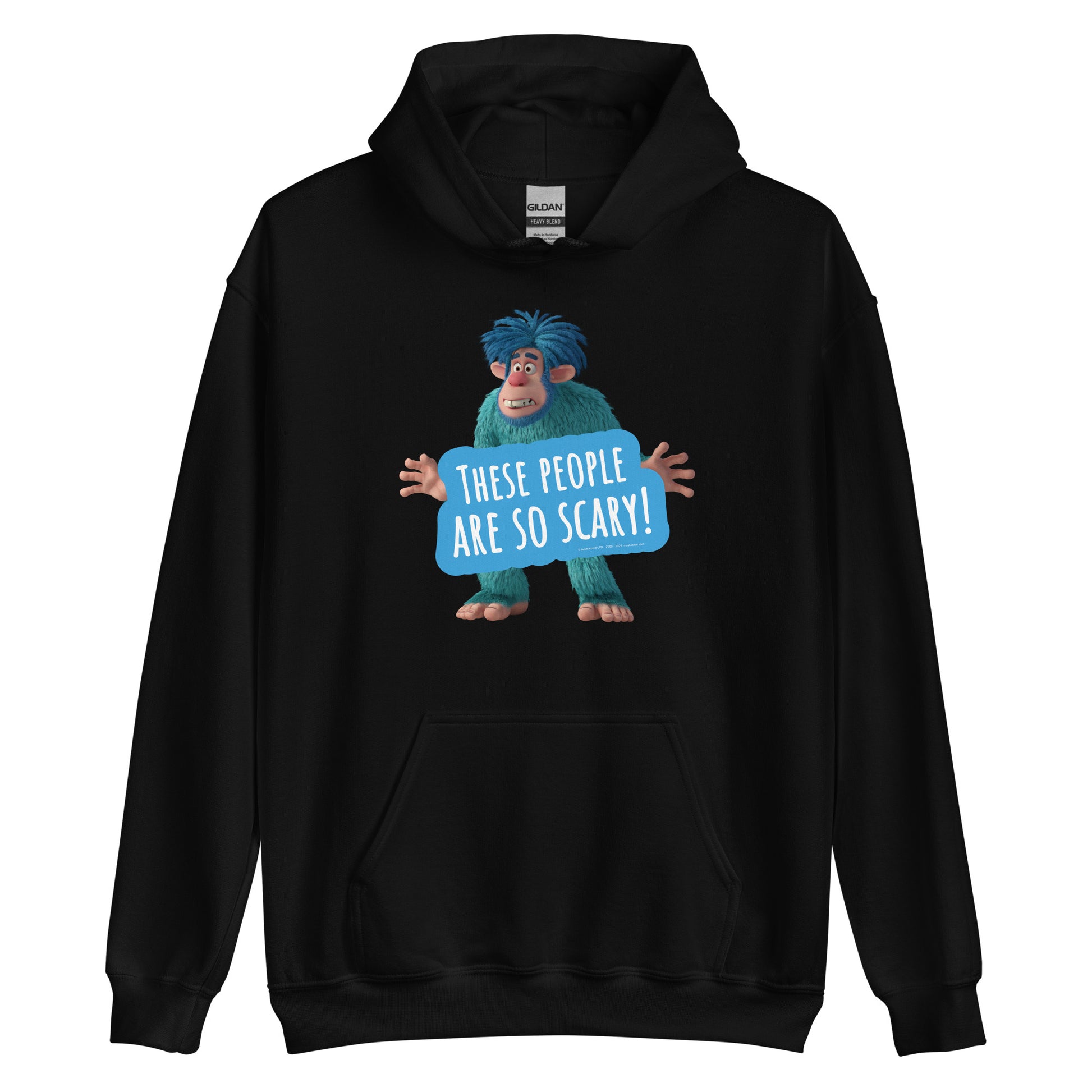 Masha and the Bear Friends Scary People Unisex Hoodie Black T-SHIRT