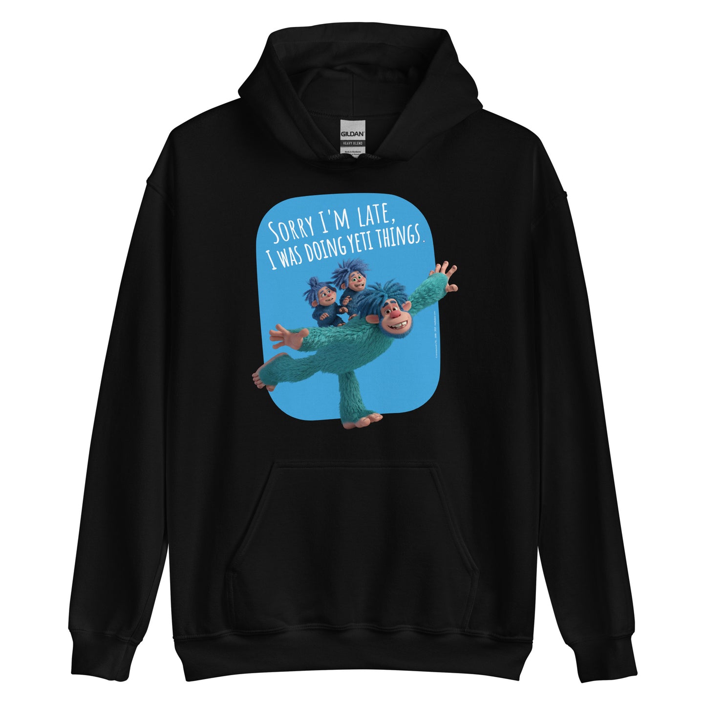 Masha and the Bear Friends Yeti Things Unisex Hoodie Black T-SHIRT