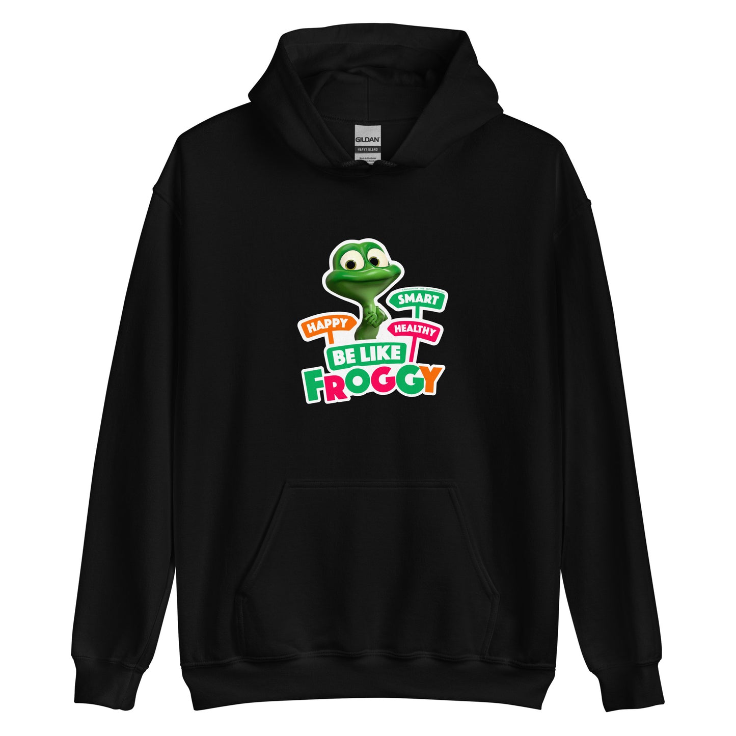 Masha and the Bear Friends Be Like Froggy Unisex Hoodie Black T-SHIRT