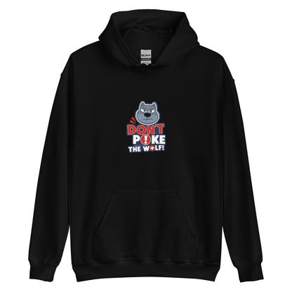 Masha and the Bear Friends Don't Poke The Wolf! Unisex Hoodie Black T-SHIRT