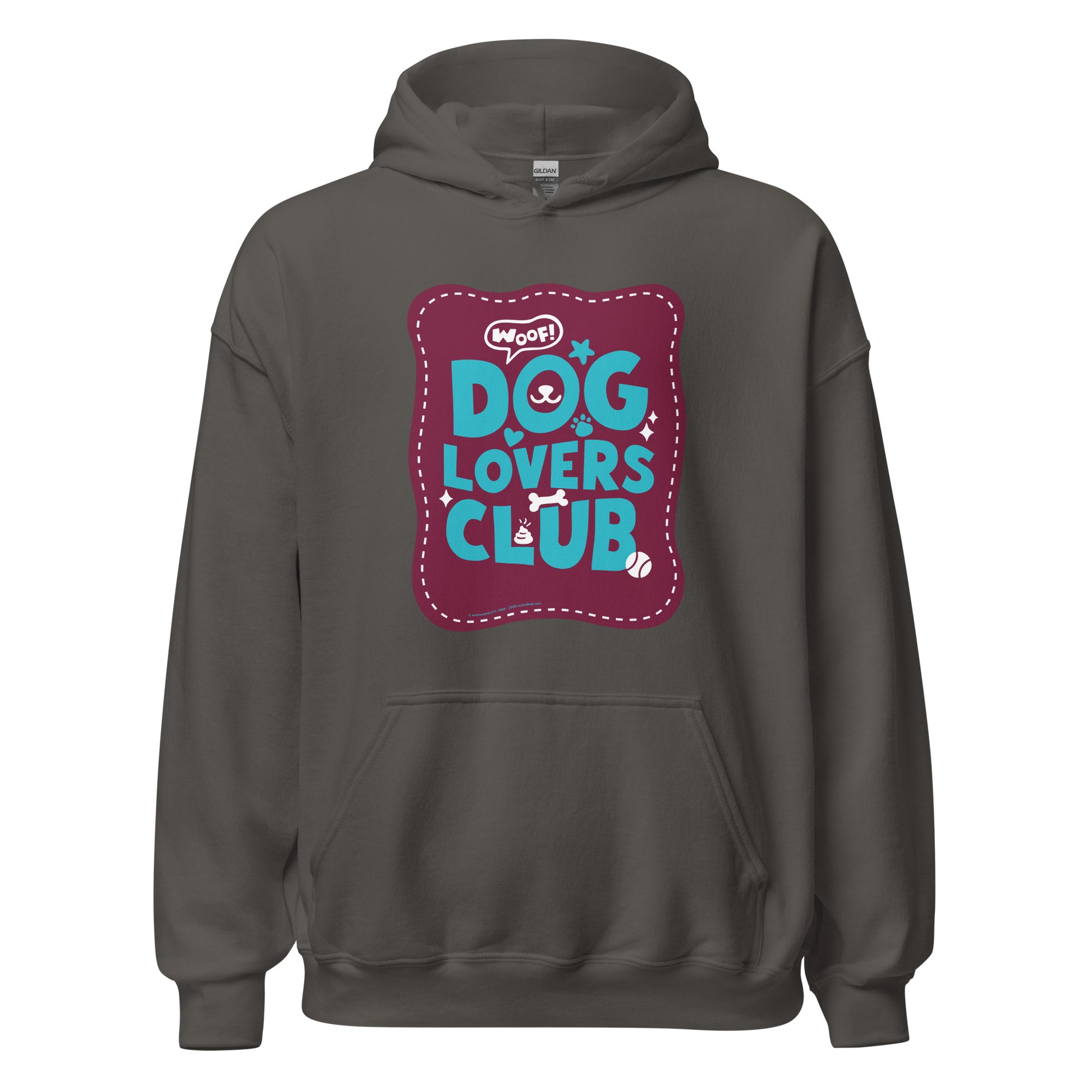 Masha and the Bear Friends Dog Lovers Club Unisex Hoodie Charcoal T-SHIRT
