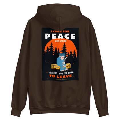 Masha and the Bear Friends I Came for Peace Unisex Hoodie with Back Print T-SHIRT