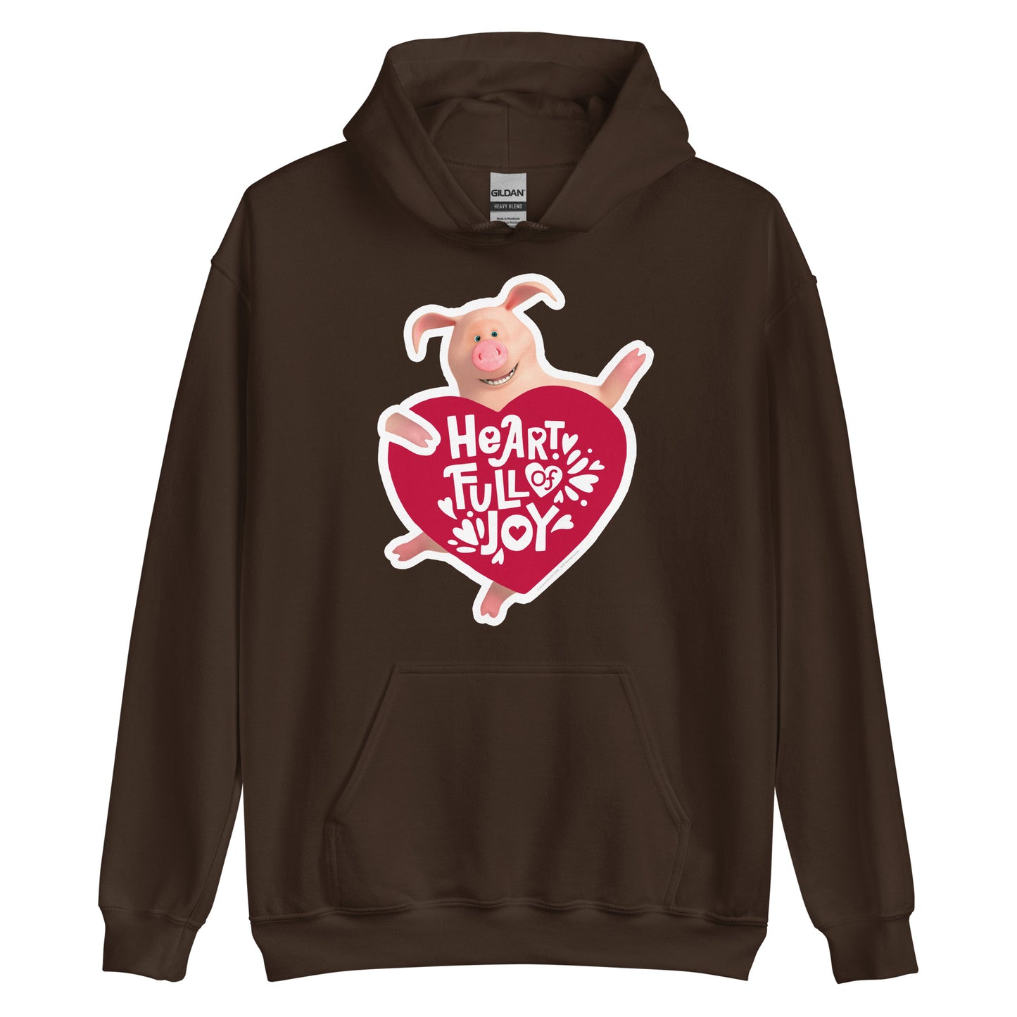 Masha and the Bear Friends Full Of Joy Unisex Hoodie Dark Chocolate T-SHIRT