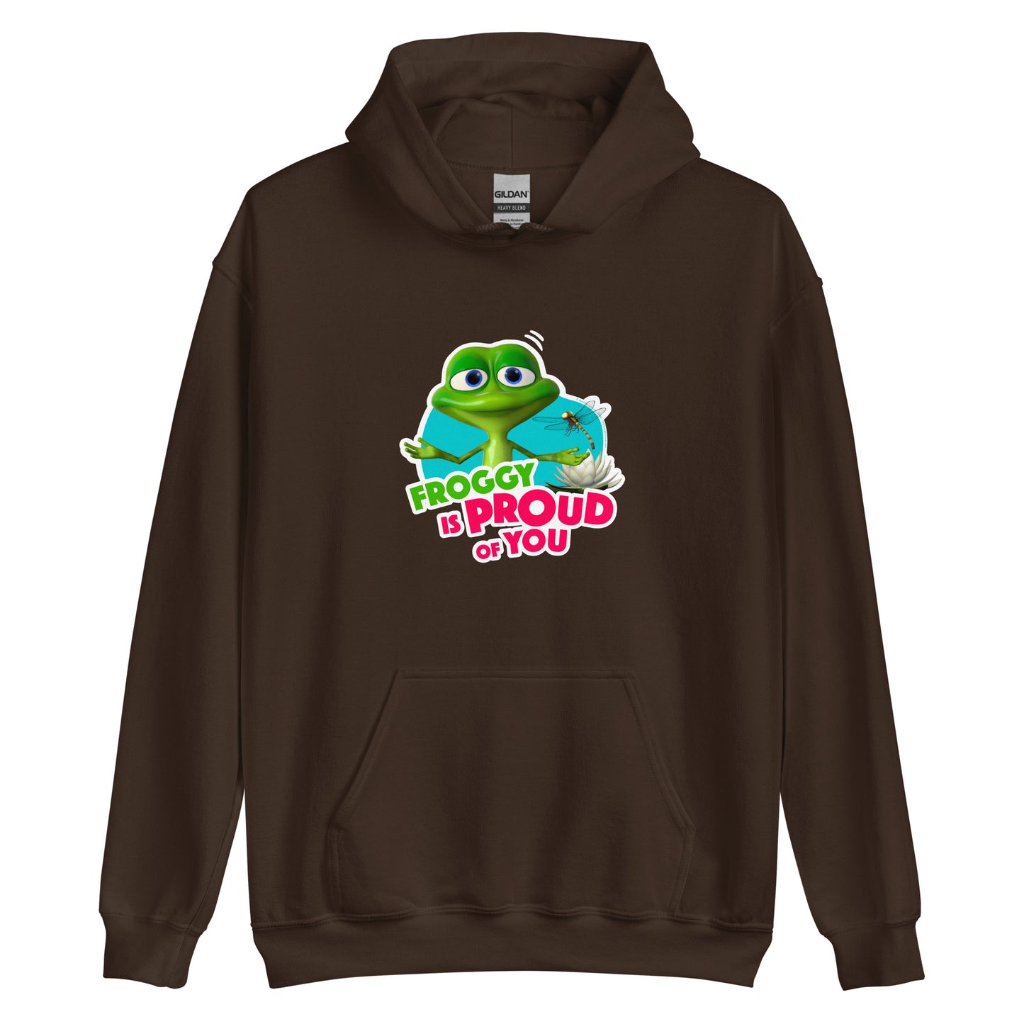 Masha and the Bear Friends Proud Of You Unisex Hoodie Dark Chocolate T-SHIRT