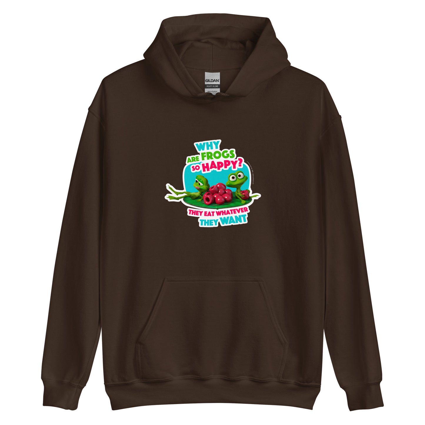 Masha and the Bear Friends Whatever They Want Unisex Hoodie Dark Chocolate T-SHIRT
