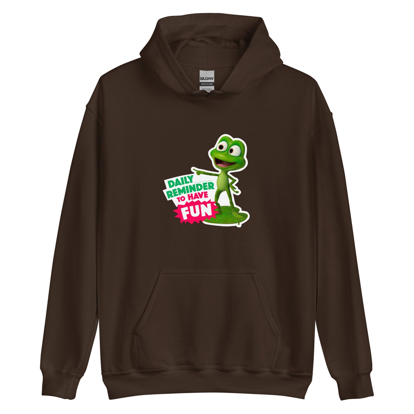 Masha and the Bear Friends Daily Reminder Unisex Hoodie Dark Chocolate T-SHIRT