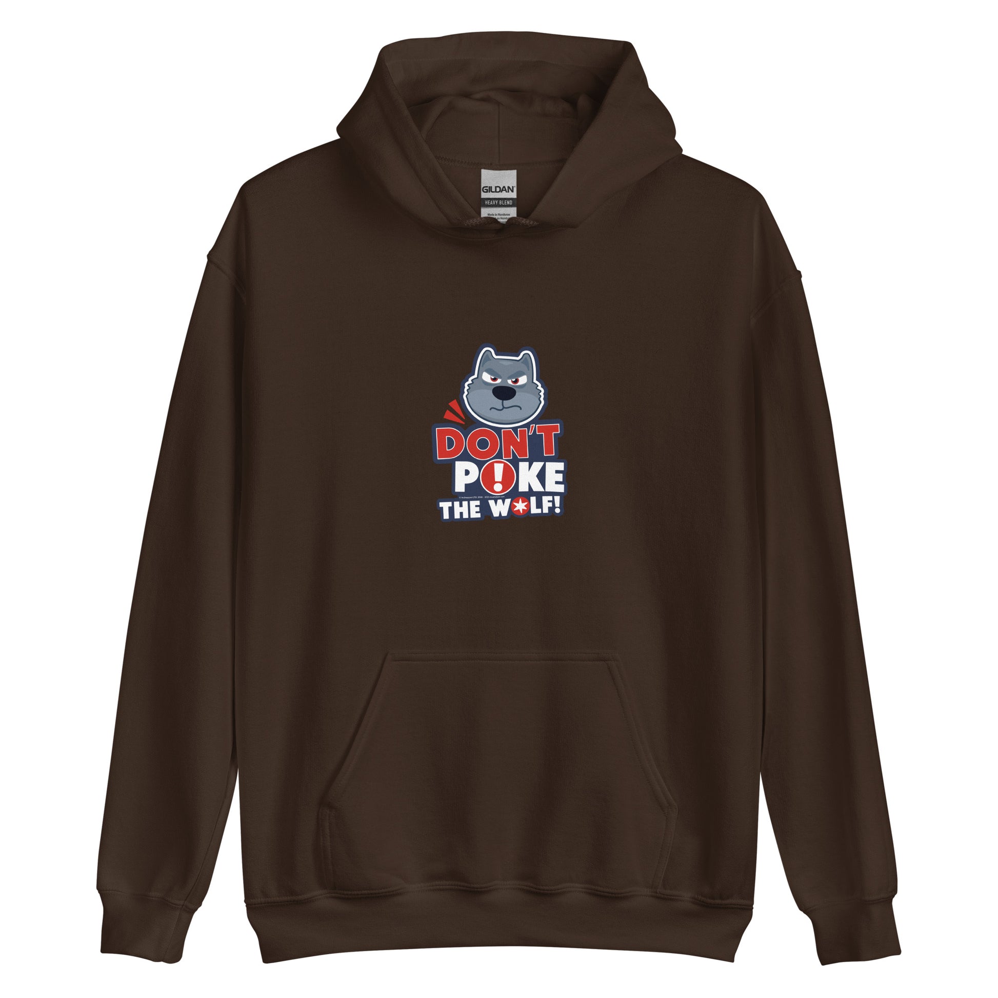 Masha and the Bear Friends Don't Poke The Wolf! Unisex Hoodie Dark Chocolate T-SHIRT